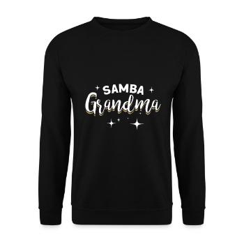 Samba - Unisex Pullover - Schwarz - Vorne - Alina (178cm) & Michal (187cm)