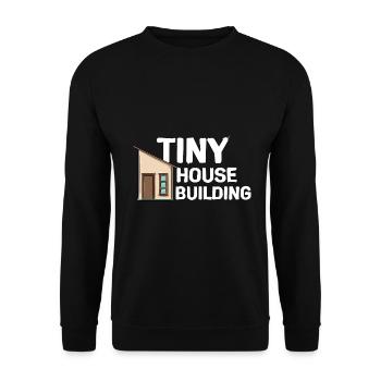 Tiny House - Unisex Pullover - Schwarz - Vorne - Alina (178cm) & Michal (187cm)