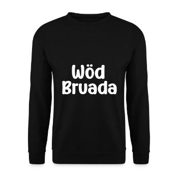 Wöd Bruada Österreich toller Bruder Österreich - Unisex Pullover - Schwarz - Vorne - Alina (178cm) & Michal (187cm)