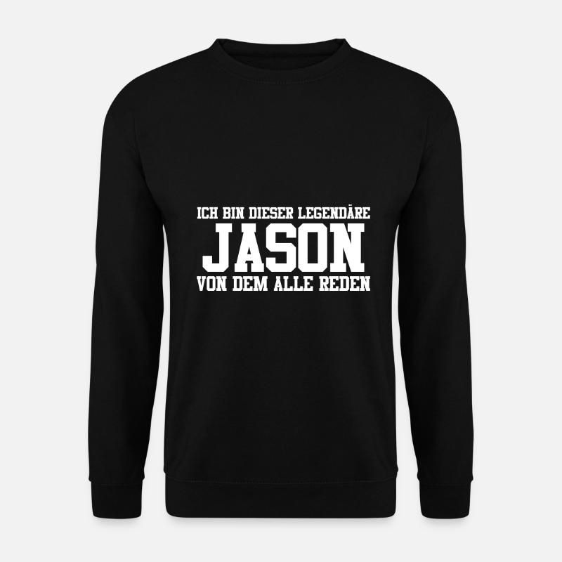 Jason Name Design - Unisex Pullover - Schwarz