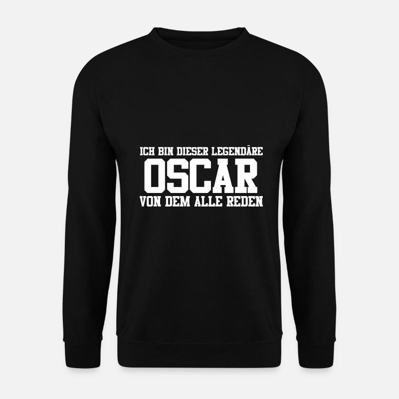 Oscar Name Design - Unisex Pullover - Schwarz