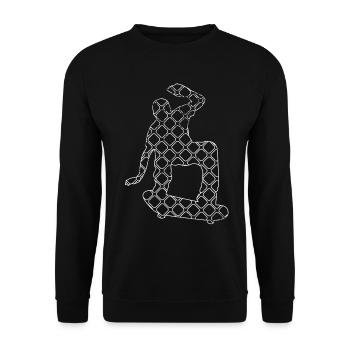 Skater en alvéoles - Sweat-shirt Unisexe - noir - Devant - Alina (178cm) & Michal (187cm)