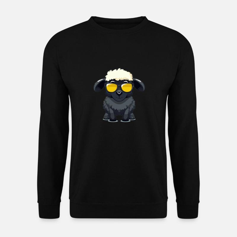Schwarzes Schaaf Trend - Stylisch & Einzigartig - Unisex Pullover - Schwarz