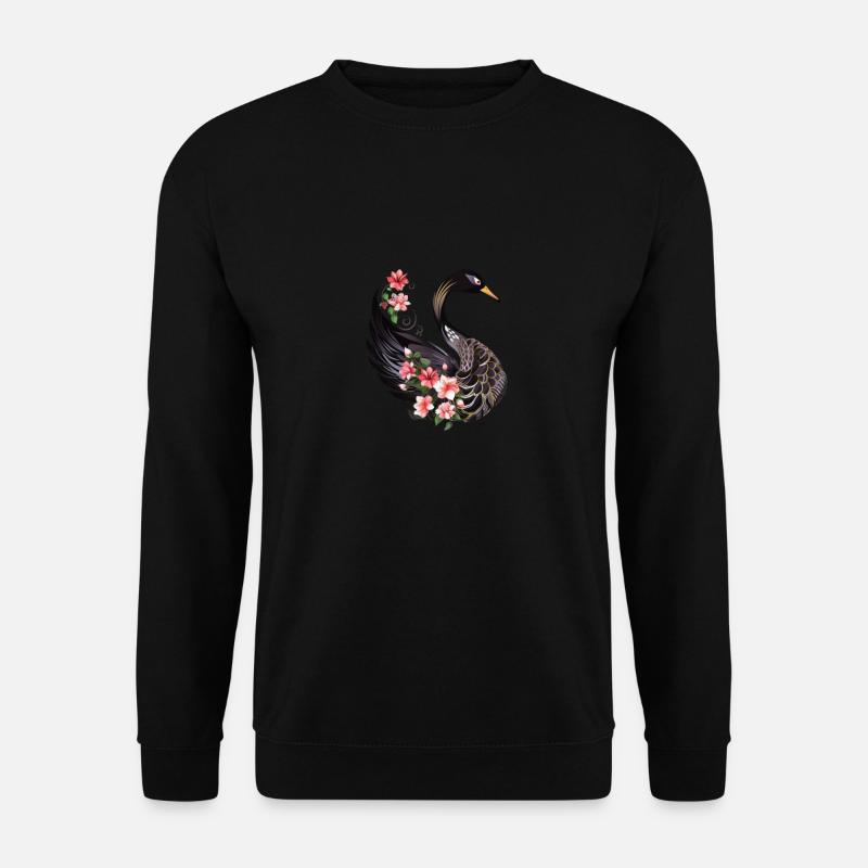 Polygone Cygne noir - Sweat-shirt Unisexe - noir