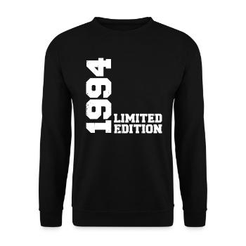 Cadeau Anniversaire Millésime 1994 Classique 1994 - Sweat-shirt Unisexe - noir - Devant - Alina (178cm) & Michal (187cm)