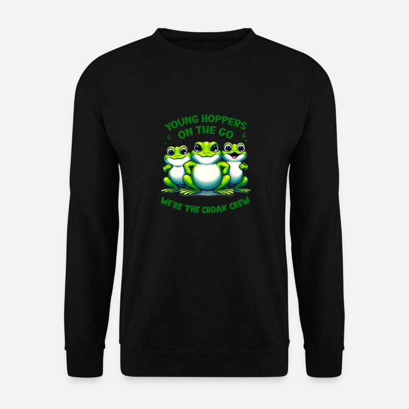 Comic Toads Gang - Unisex Sweatshirt - black