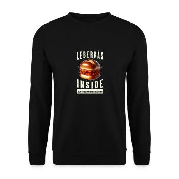 Leberkäs Inside – L’humour bavarois pour - Sweat-shirt Unisexe - noir - Devant - Alina (178cm) & Michal (187cm)