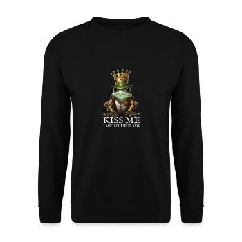 Drôle de Saint-Patrick et design steampunk - Sweat-shirt Unisexe - noir - Devant - Alina (178cm) & Michal (187cm)