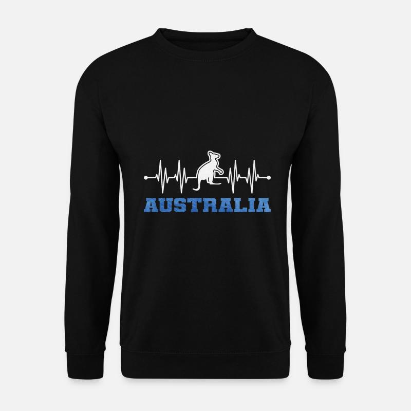 känguru - Unisex Pullover - Schwarz