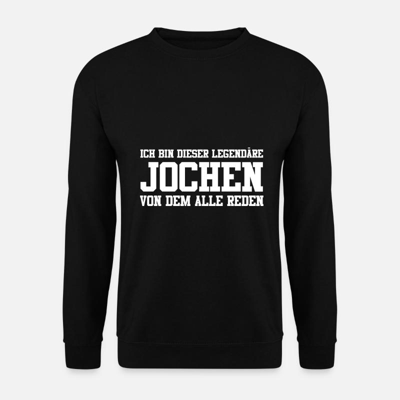 Jochen Name Design - Unisex Pullover - Schwarz