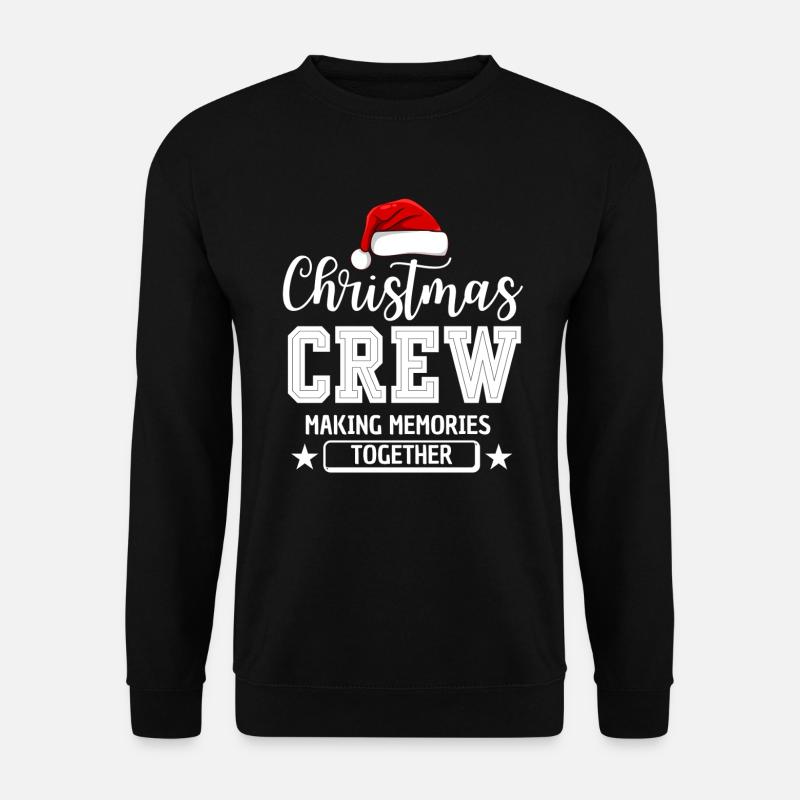 ÉQUIPAGE DE NOËL - Sweat-shirt Unisexe - noir