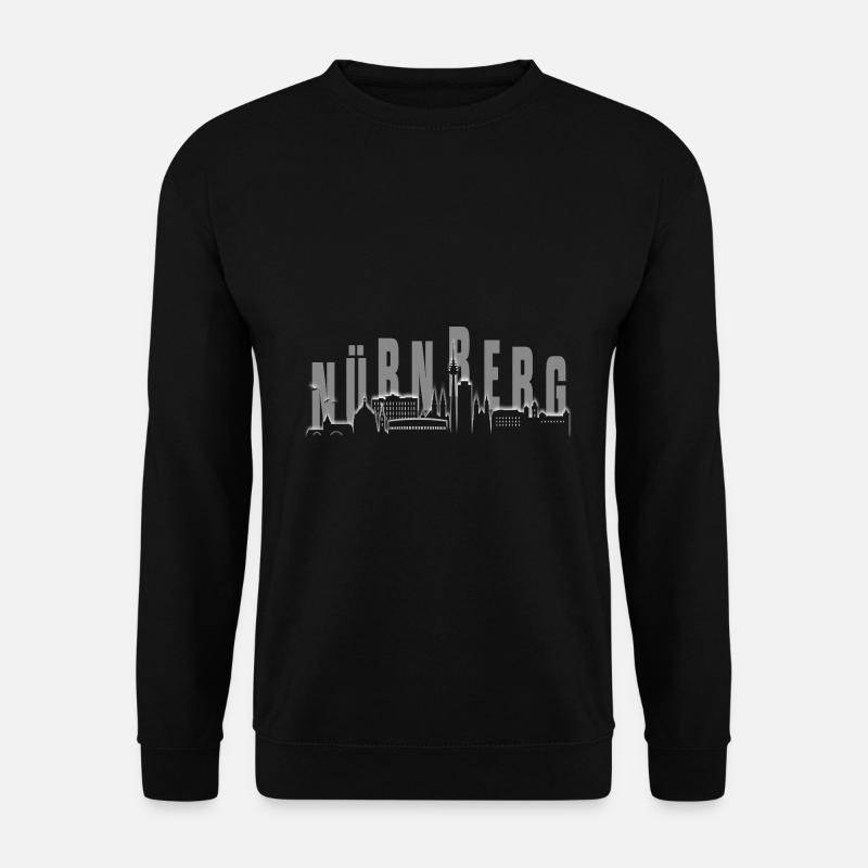 Nürnberg Skyline - Unisex Pullover - Schwarz