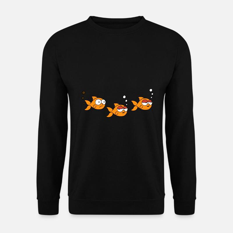 3 Fish - Unisex Pullover - Schwarz