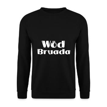 Wöd Bruada Österreich toller Bruder Österreich - Unisex Pullover - Schwarz - Vorne - Alina (178cm) & Michal (187cm)