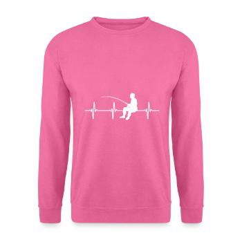Fishing fishing angler gift Fischer EKG - Unisex Sweatshirt - pink - Front