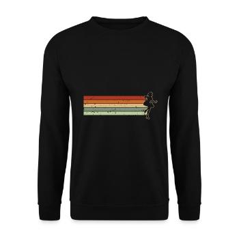 Samba - Unisex Pullover - Schwarz - Vorne - Alina (178cm) & Michal (187cm)