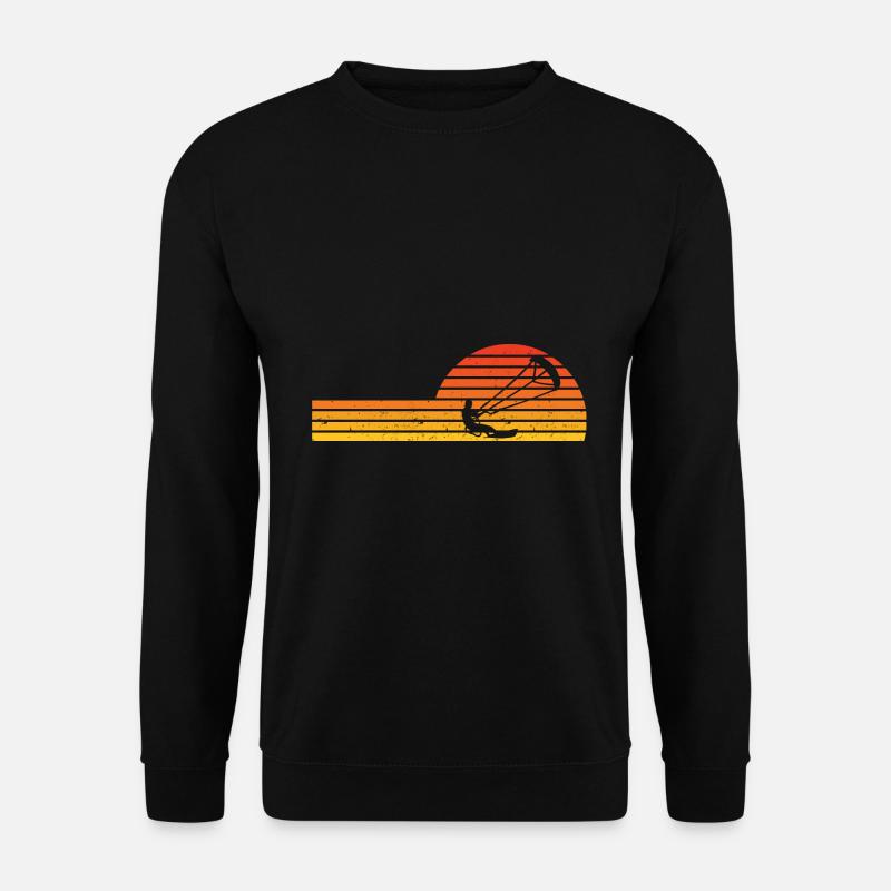 Kitesurfing - Unisex Pullover - Schwarz