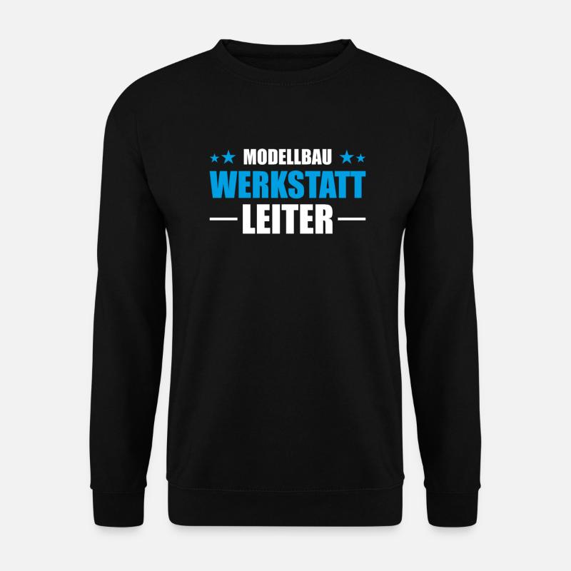 Modellbau Werkstatt Leiter - Unisex Pullover - Schwarz
