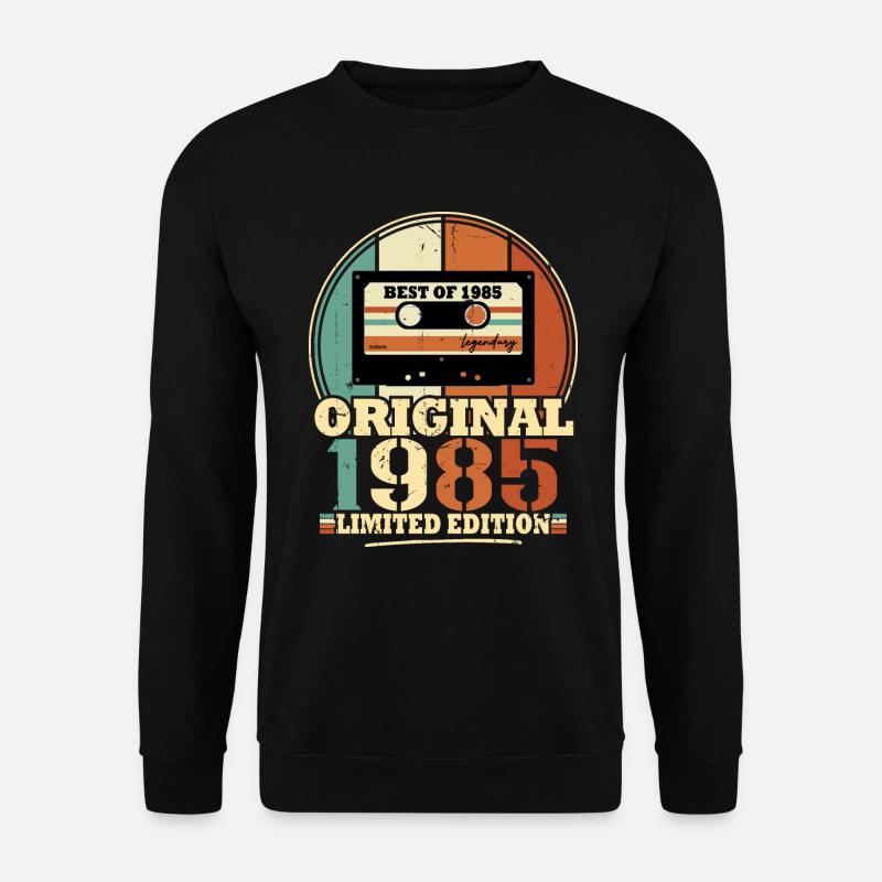 Original 1985 Retro Vintage Geburtstagsgeschenk - Unisex Pullover - Schwarz