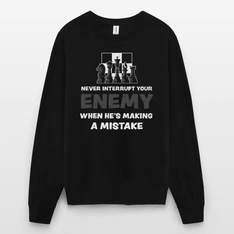 Never Interrupt Your Enemy When... Unisex Sweatshirt