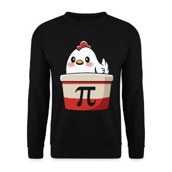 Lustig Mathematik Spruch Mathelehrer Mathesprüche - Unisex Pullover - Schwarz - Vorne - Alina (178cm) & Michal (187cm)