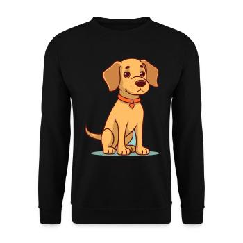 Conception de chien mignon pour les propriétaires de chiens - Sweat-shirt Unisexe - noir - Devant - Alina (178cm) & Michal (187cm)