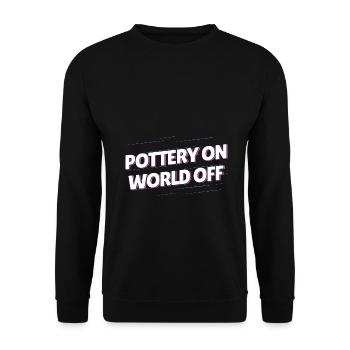 Potter Pottery - Unisex Sweatshirt - black - Front - Alina (178cm) & Michal (187cm)