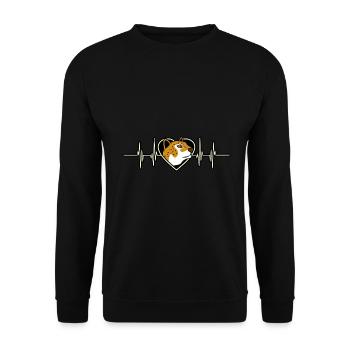 Jaguar - Unisex Pullover - Schwarz - Vorne - Alina (178cm) & Michal (187cm)