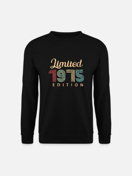 Limited 1975 Edition Geburtstag Geschenk 47 Jahre - Unisex Pullover - Schwarz