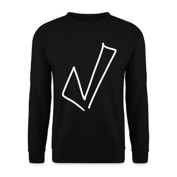 Hook Emoji Sketch Dessin - Sweat-shirt Unisexe - noir - Devant - Alina (178cm) & Michal (187cm)