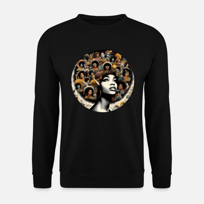 Afro-Style Inspiration, Musical Harmony - Unisex Sweatshirt - black