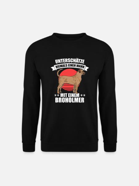 Broholmer Herrchen - Unisex Pullover - Schwarz