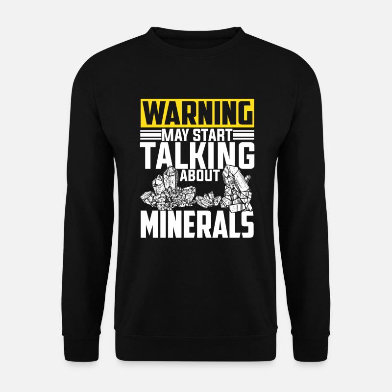 Funny geologist pun - Unisex Sweatshirt - black