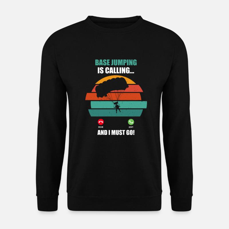 Base Jumping - Unisex Sweatshirt - black