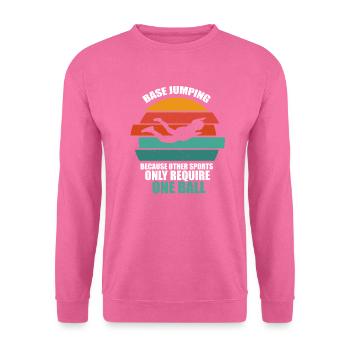 Base Jumping - Unisex Pullover - Pink - Vorne