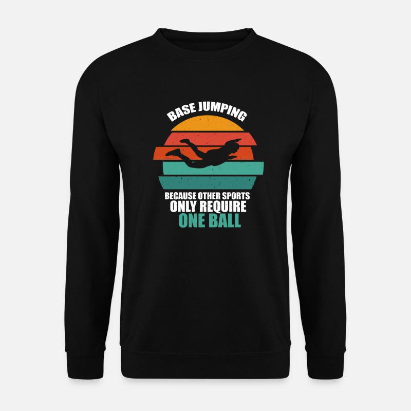 Base Jumping - Unisex Pullover - Schwarz