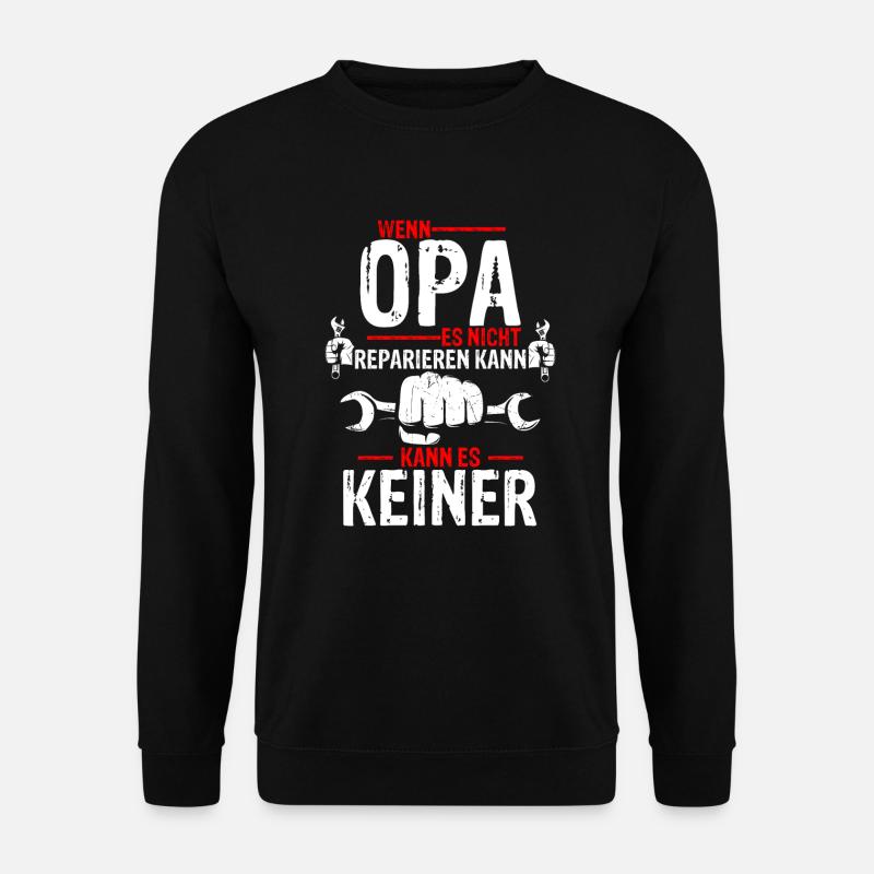 Opa - Unisex Pullover - Schwarz