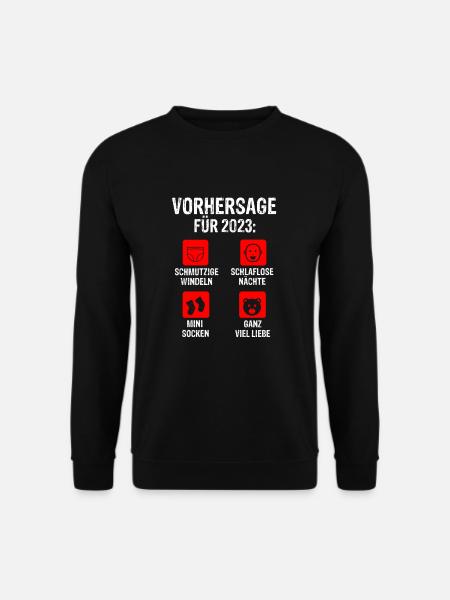 Geschenk für werdende Eltern - Unisex Pullover - Schwarz