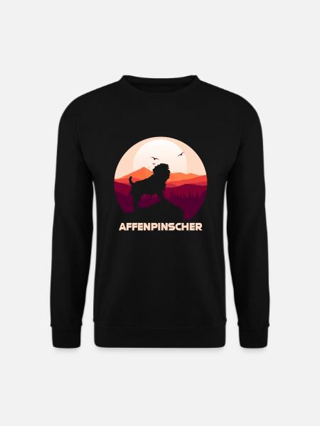 Chiens Affenpinscher - Sweat-shirt Unisexe - noir