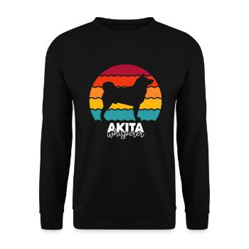 Akita - Unisex Pullover - Schwarz - Vorne - Alina (178cm) & Michal (187cm)