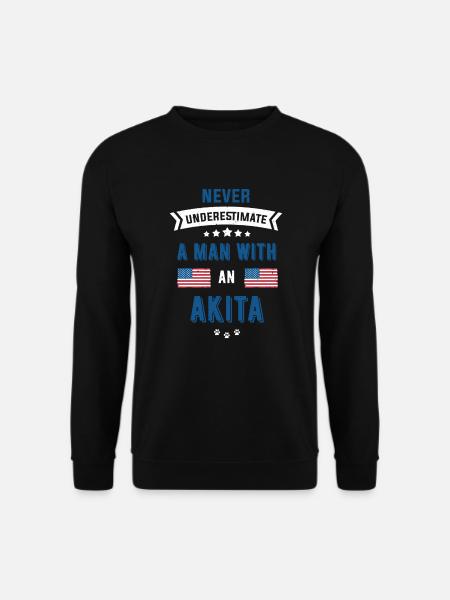 Akita - Unisex Pullover - Schwarz