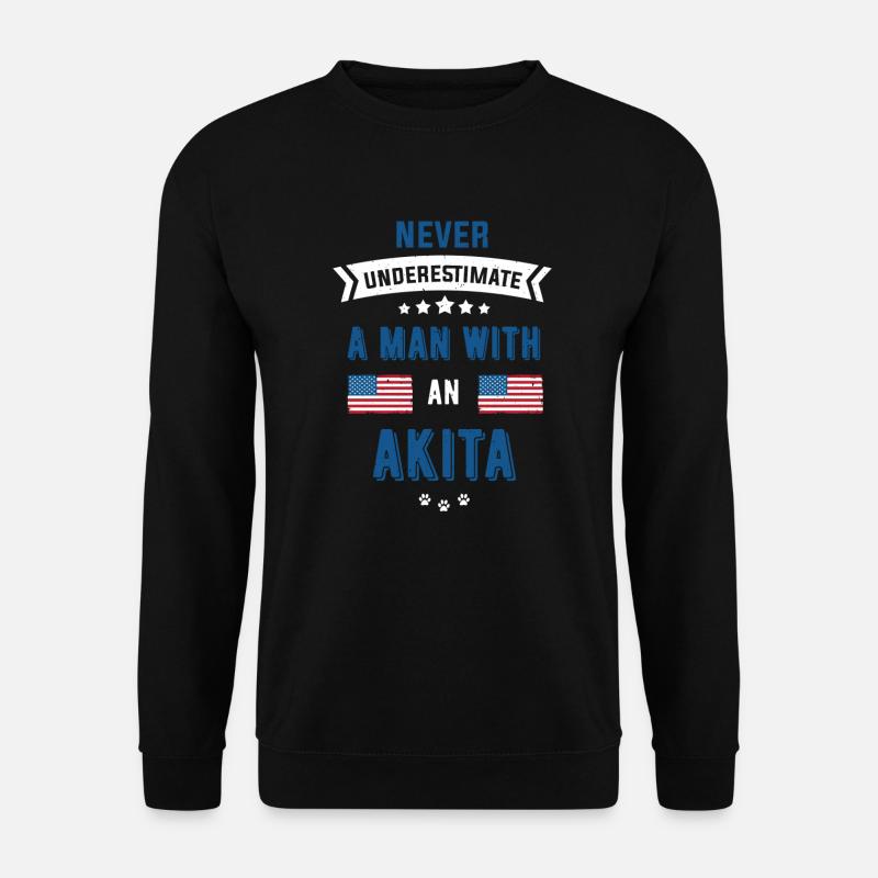 Akita - Unisex Pullover - Schwarz