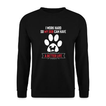 Quai de trèfle de l’Alaska - Sweat-shirt Unisexe - noir - Devant - Alina (178cm) & Michal (187cm)
