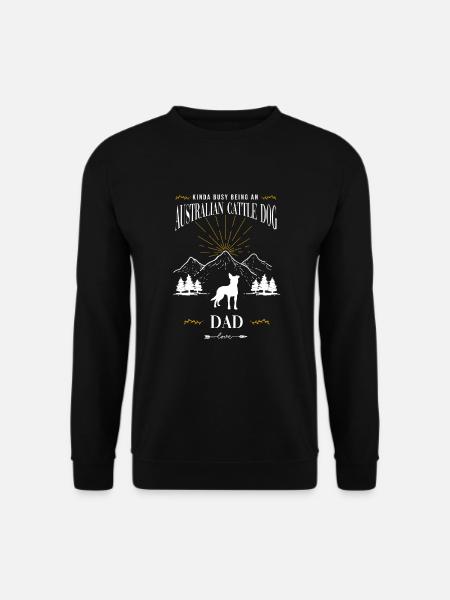 Australian Cattle Dog Dad - Unisex Sweatshirt - black