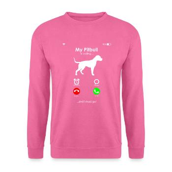 American Pitbull Terrier Pit Bull - Sweat-shirt Unisexe - rose - Devant