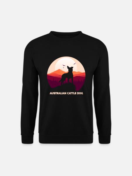 Australian Cattle Dog - Unisex Pullover - Schwarz