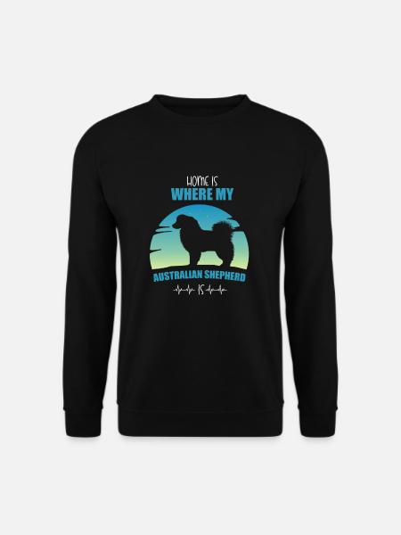 Australian Shepherd Geschenk - Unisex Pullover - Schwarz