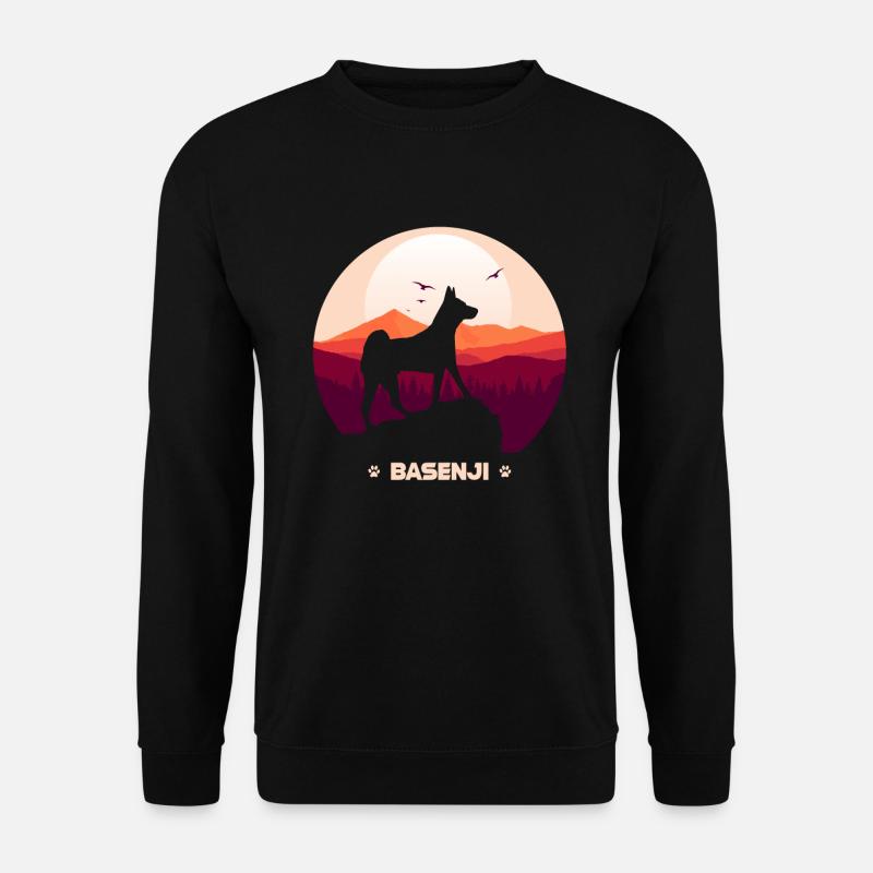 Basenji - Unisex Pullover - Schwarz