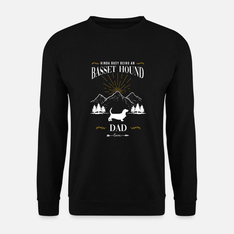 Basset Hound - Unisex Sweatshirt - black