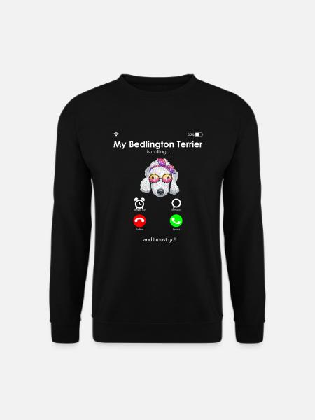 Bedlington Terrier - Unisex Sweatshirt - black
